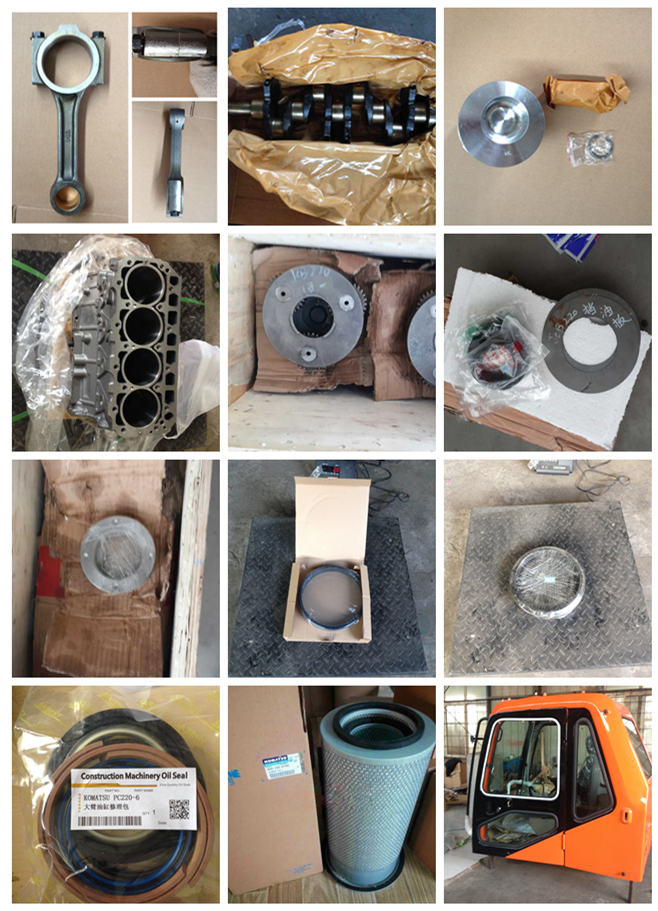 ซิลินเดอร์แขนไฮดรอลิกคุณภาพสูงสําหรับเครื่องขุด PC200-7 แอร์มบัคเก็ตซิลินเดอร์ชุด 707-01-XZ820 707-01-XZ830 PC200-6 8