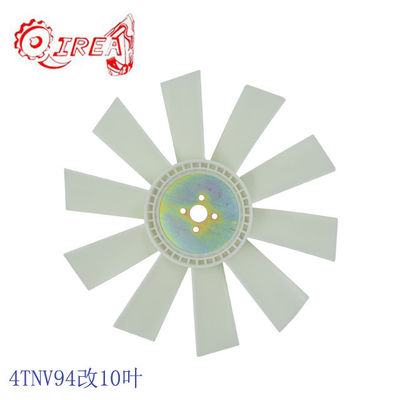 10 Blade Excavators Spare Parts Fan 4 Holes 129953-44710 For Engine 4TNV94 4TNV94L