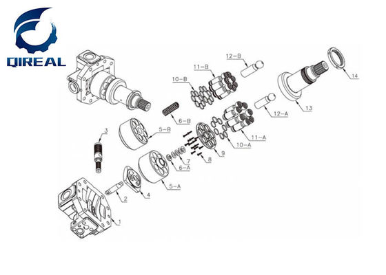 A6V Handok Hydraulic Pump A6VM55 A6VM86 A6VM107 A6VM160 A6VM172 A6VM200 A6VM250 Repair Parts