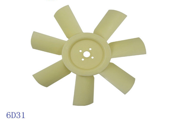 Excavator parts engine fan cooling 6D31 ME018185 fan blade with 4 holes 7 fan blades for HD700-5 HD700-7 SK200