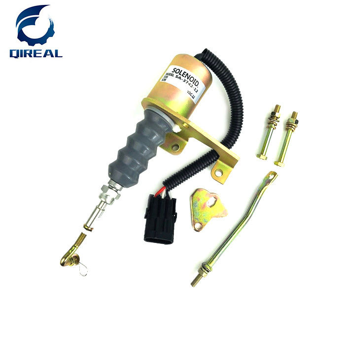 12V Fuel Shutoff Solenoid valve 1750ES Fit for SA-3799-12 Excavator Parts