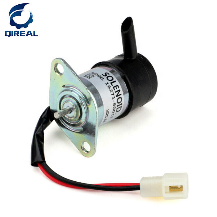 Excavator Electric Parts Kubota Engine Stop Solenoid 16271-60012