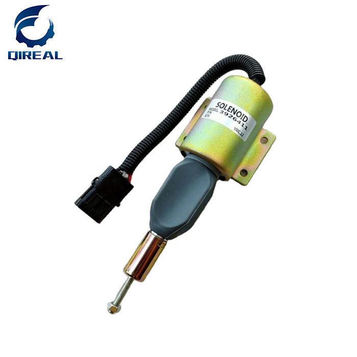 Excavator solenoid valve 3926412 DC 24V Shutoff solenoid valve 6CT Engine