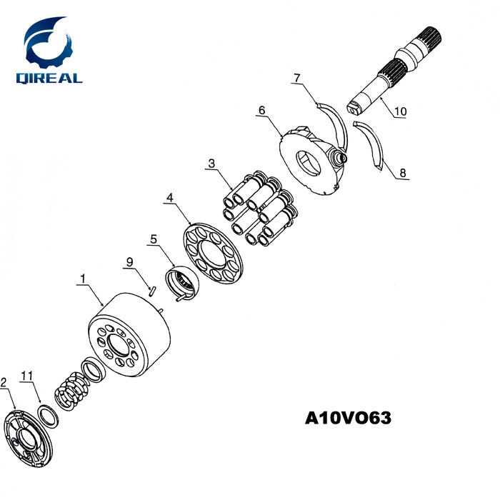 Hydraulic Main Pump Repair Parts Kit for IHI60
