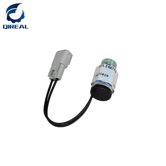For Loaders 963 S100 S130 S150 S160 S175 S185 S205 Stop Solenoid Valve 12V 24V Fuel Shutoff Solenoid 6676029